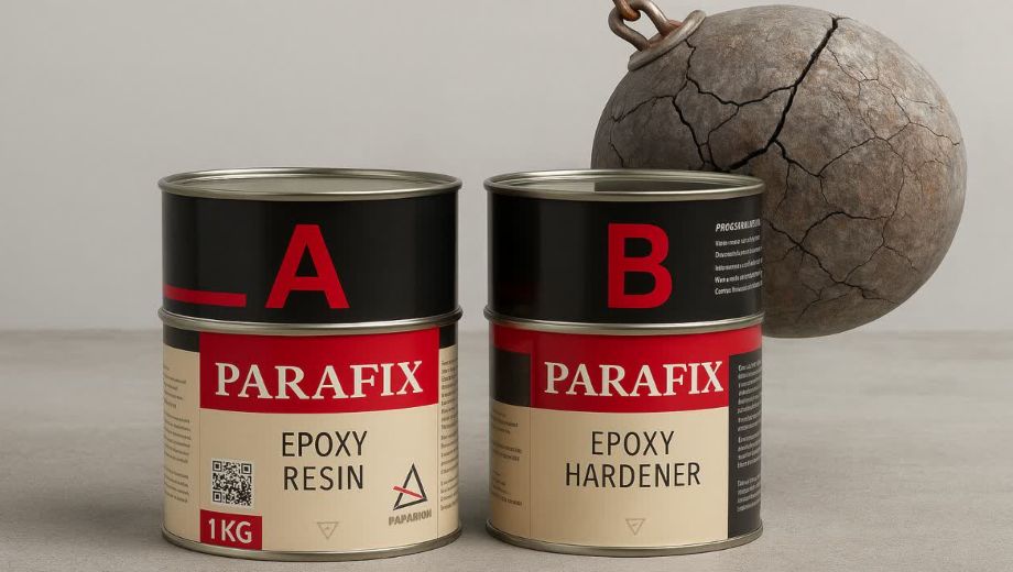 چسب اپوکسی پارافیکس رنگ کرم مخصوص سنگ توالت